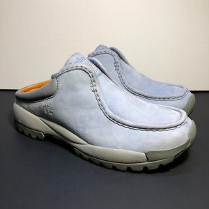 Timberland Women’s Light Blue Suede Slip On Shoes